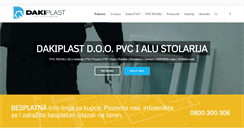 Desktop Screenshot of dakiplast.com